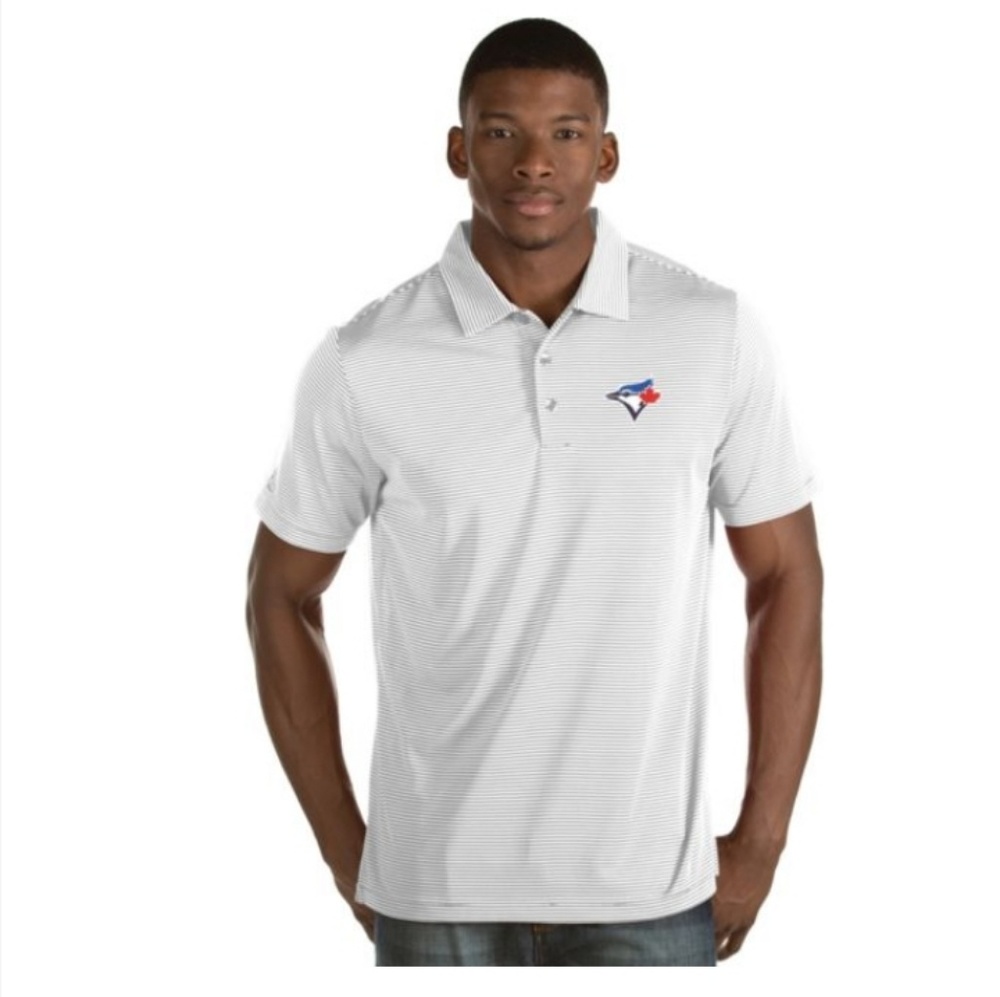 💥HP💥Men's Antigua Polo Toronto Blue Jay Shirts💥 - Picture 1 of 3
